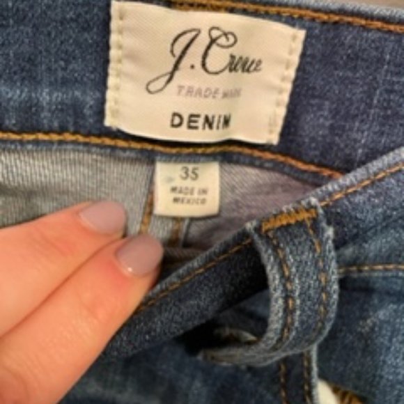JCrew Denim Shorts in Merrill Wash, Size 35, Excellent Condition - Picture 3 of 4